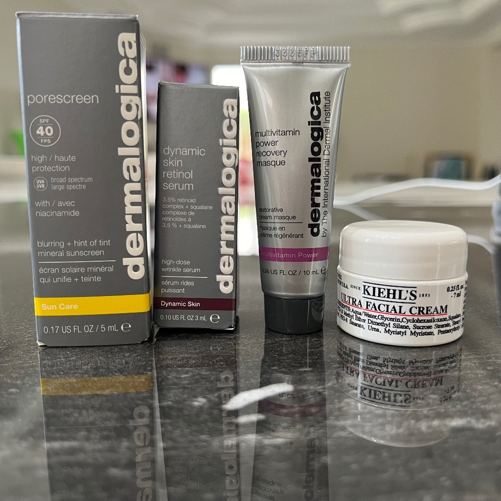Dermalogica & Kiehl’s Travel Size Face Care Bundle - All New!